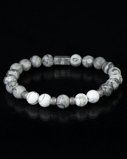 Vetera - Jaspe Gris, Howlita