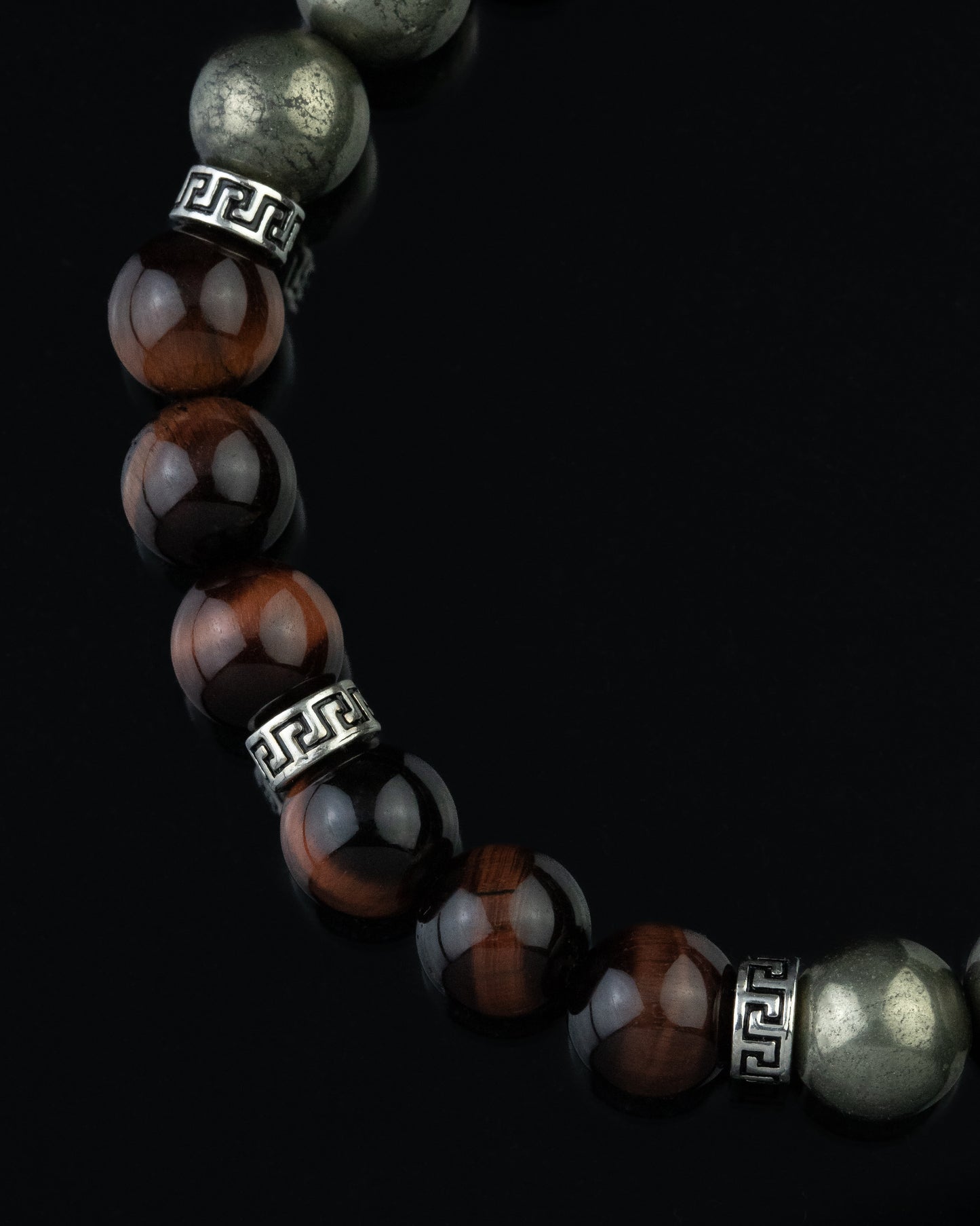 Fulgora - Pirita, Espectrolita Café, Ojo de Buey