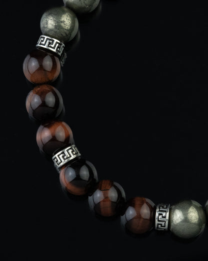 Fulgora - Pirita, Espectrolita Café, Ojo de Buey